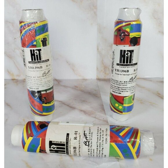 x3 Vtg Thomas The Tank Engine & Friends Prepasted Decorative Wallpaper Boarders - Picture 2 of 5